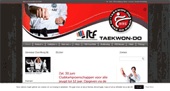 Desktop Screenshot of itf-taekwondo.nl